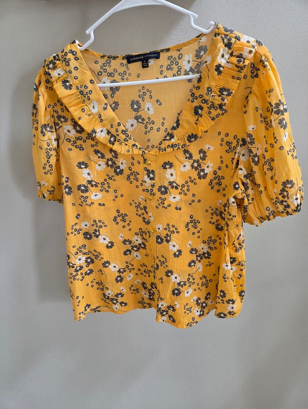 Adrienne Vittadini Floral Blouse